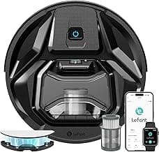 LEFANT M320 Saugroboter mit Wischfunktion, Staubsauger Roboter mit 6000 Pa Saugkraft, Vermeiden von Hindernissen,Logische Navigation,Automatisches Andocken,No-Go-Zone, App/Alexa - Extrem reduziert
