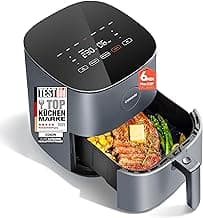 COSORI Airfryer, 7-in-1 Heissluftfritteuse, Max 230℃ & 55dB leise Heißluftfritteuse, 100+ Rezpete, Hähnchen, Steak, Speck, Tiefkühlkost, 55% energiesparend, spülmaschinenfest - Amazon Angebot