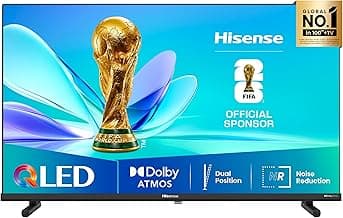 Hisense 32A5Q Fehrnseher, 32 Zoll, 2K QLED, Smart TV, Game Mode, AI Sports Mode, Dolby Atmos, Dolby MS12, DTS X, HDR10, HLG, Full HD, High Contrast, Rauschunterdrückung [2025] - Günstig online kaufen
