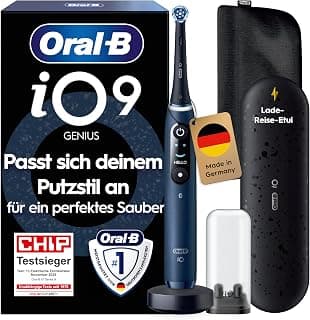 Oral-B iO Series 9 Elektrische Zahnbürste, Dunkelblau - Super Angebot