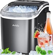 89%0ff Eiswürfelmaschine Kleine 9 Eiswürfel in 6 Min,12kg/Tag - Selbstreinigende Eiswürfelmaschine, 2 Eiswürfel Größen,mit Eisschaufel, Eiswürfelbereiter Ice cube maker Ideal für Küche - Preisfehler Angebot