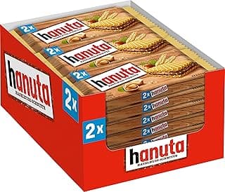 Hanuta 18x44g - Haselnuss-Schnitten mit knusprigen Waffeln - Günstig online kaufen