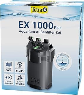 Tetra Aquarium Außenfilter EX 1000 Plus - leistungsstarker Filter für Aquarien bis 300 L, schafft kristallklares fischgerechtes Wasser, Innenbereich - Amazon Angebot