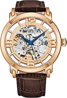 Stuhrling Original Skelett-Automatikuhr - Mechanische Winchester 44 Elite-Herrenuhr - Bestpreis Deal