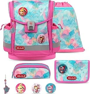 Belmil Classy Plus Schulranzen Set 5-teilig mit Brustgurt (405-78/AG/S) - Günstig online kaufen