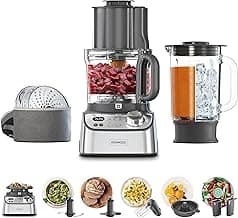 Kenwood MultiPro XL Weigh+ FDM72.990SS Kompakt-Küchenmaschine mit integrierter Waage & Timer, ExpressDice, 3 l Arbeitsbehälter, Variable Geschwindigkeit, XL-Einfüllschacht, 1000 Watt, Silber - Amazon Angebot