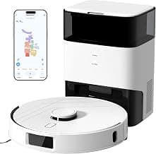 T30+ Saugroboter mit Wischfunktion, Staubsauger Roboter mit Absaugstation 3.5L, 12000Pa Saugkraft, Reaktive 3D-Hindernisvermeidung