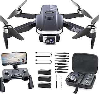 GPS Drohne mit Kamera 4K UHD für Erwachsene – 90 Min Flugzeit, lange Reichweite, Auto Return, automatisches Folgen, bürstenloser Motor, 5G FPV RC Quadcopter für Anfänger von NAFYRE N11 PRO